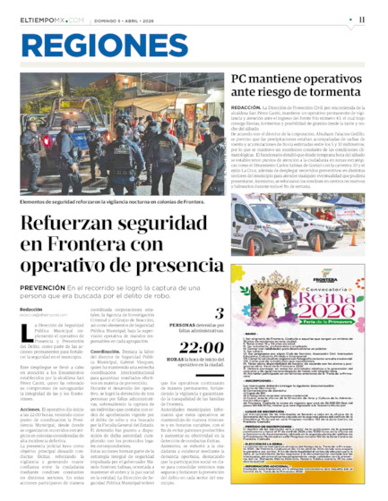 Edición impresa, hoja 11