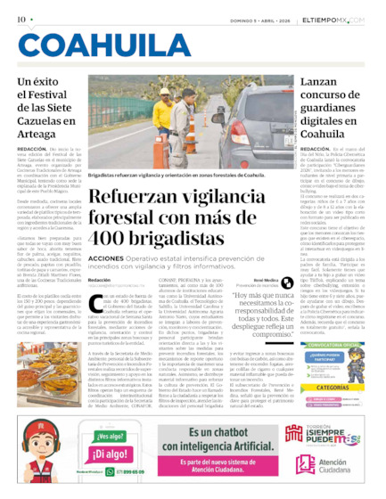 Edición impresa, hoja 10