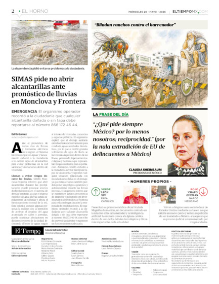 Edición impresa, hoja 2