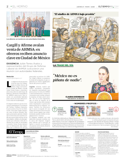 Edición impresa, hoja 2